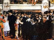 Bal masque a lopera, Edouard Manet